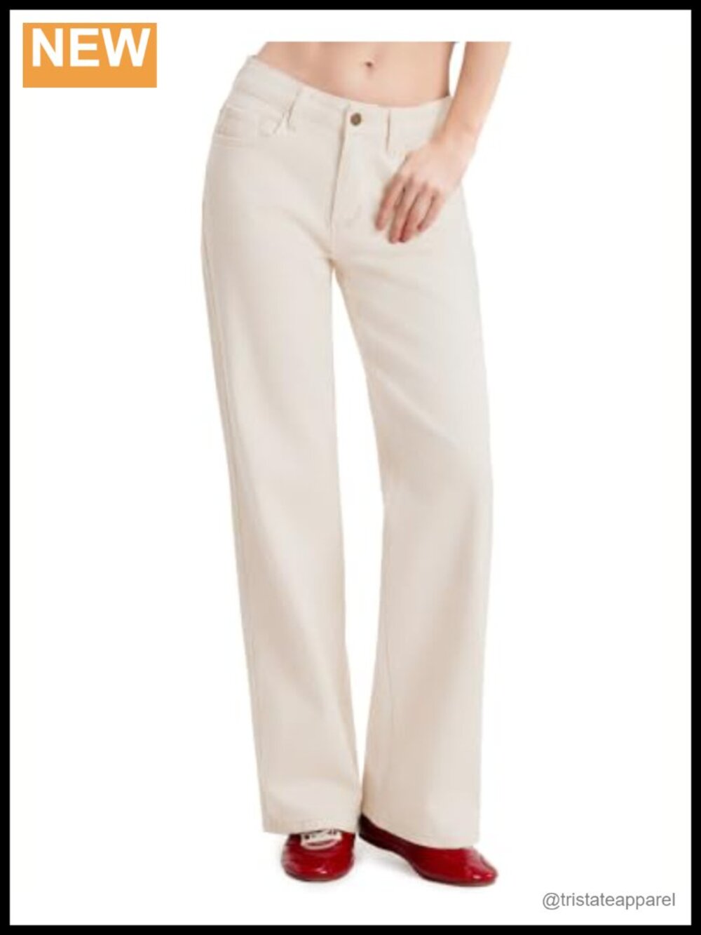 Womens Mid Low Rise Straight Leg Stretchy Baggy Denim Jeans Cropped